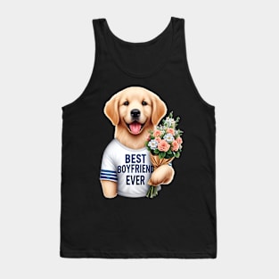 Golden Retriever Best Boyfriend Ever Tank Top